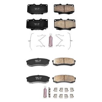 PowerStop® - Z23 Evolution Sport Performance Carbon-Fiber Ceramic Front and Rear Brake Pad Set