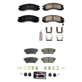 PowerStop® - Z23 Evolution Sport Performance Carbon-Fiber Ceramic Front and Rear Brake Pad Set