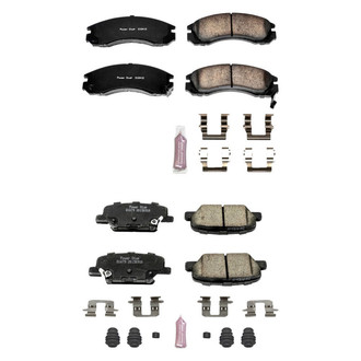 PowerStop® - Z23 Evolution Sport Performance Carbon-Fiber Ceramic Front and Rear Brake Pad Set