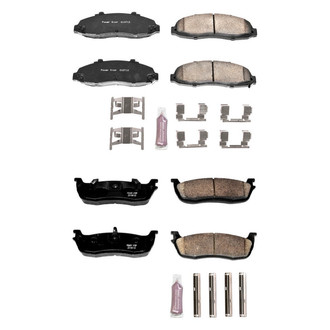 PowerStop® - Z23 Evolution Sport Performance Carbon-Fiber Ceramic Front and Rear Brake Pad Set