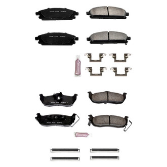 PowerStop® - Z23 Evolution Sport Performance Carbon-Fiber Ceramic Front and Rear Brake Pad Set