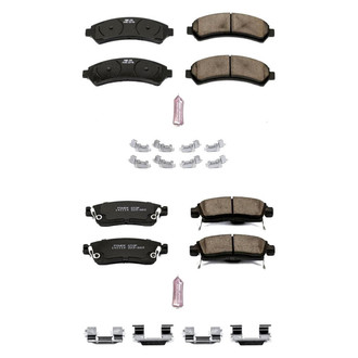 PowerStop® - Z23 Evolution Sport Performance Carbon-Fiber Ceramic Front and Rear Brake Pad Set