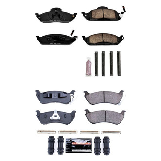 PowerStop® - Z23 Evolution Sport Performance Carbon-Fiber Ceramic Front and Rear Brake Pad Set