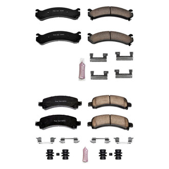 PowerStop® - Z23 Evolution Sport Performance Carbon-Fiber Ceramic Front and Rear Brake Pad Set