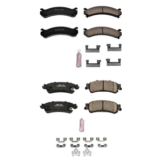 PowerStop® - Z23 Evolution Sport Performance Carbon-Fiber Ceramic Front and Rear Brake Pad Set