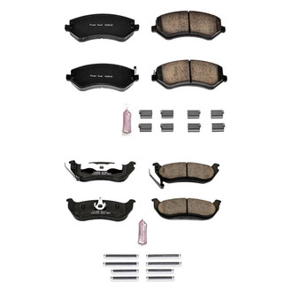 PowerStop® - Z23 Evolution Sport Performance Carbon-Fiber Ceramic Front and Rear Brake Pad Set