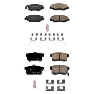 PowerStop® - Z23 Evolution Sport Performance Carbon-Fiber Ceramic Front and Rear Brake Pad Set