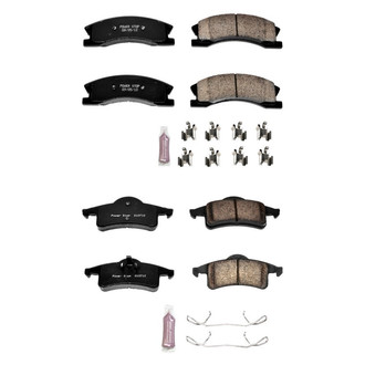 PowerStop® - Z23 Evolution Sport Performance Carbon-Fiber Ceramic Front and Rear Brake Pad Set