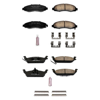PowerStop® - Z23 Evolution Sport Performance Carbon-Fiber Ceramic Front and Rear Brake Pad Set