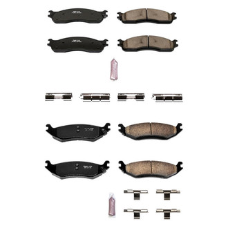 PowerStop® - Z23 Evolution Sport Performance Carbon-Fiber Ceramic Front and Rear Brake Pad Set