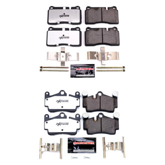 PowerStop® - Z26 Extreme Street Performance Carbon-Fiber Ceramic Front and Rear Brake Pad Set