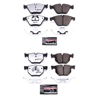 PowerStop® - Z26 Extreme Street Performance Carbon-Fiber Ceramic Front and Rear Brake Pad Set