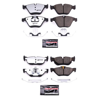 PowerStop® - Z26 Extreme Street Performance Carbon-Fiber Ceramic Front and Rear Brake Pad Set
