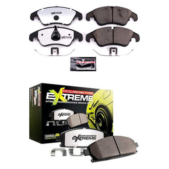 PowerStop® - Z26 Extreme Street Performance Carbon-Fiber Ceramic Front and Rear Brake Pad Set