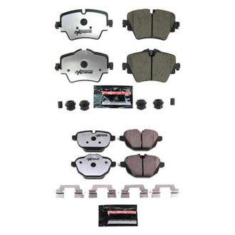 PowerStop® - Z26 Extreme Street Performance Carbon-Fiber Ceramic Front and Rear Brake Pad Set