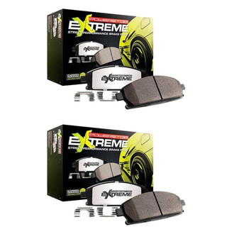 PowerStop® - Z26 Extreme Street Performance Carbon-Fiber Ceramic Front and Rear Brake Pad Set