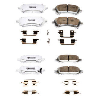 PowerStop® - Z26 Extreme Street Performance Carbon-Fiber Ceramic Disc Brake Pads