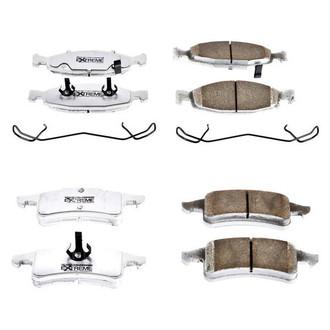 PowerStop® - Z26 Extreme Street Performance Carbon-Fiber Ceramic Front and Rear Brake Pad Set