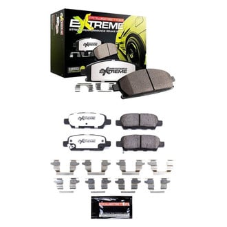 PowerStop® - Z26 Extreme Street Performance Carbon-Fiber Ceramic Front and Rear Brake Pad Set