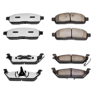 PowerStop® - Z36 Extreme Truck and Tow Carbon-Fiber Ceramic Front and Rear Brake Pad Set