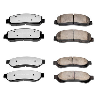 PowerStop® - Z36 Extreme Truck and Tow Carbon-Fiber Ceramic Front and Rear Brake Pad Set