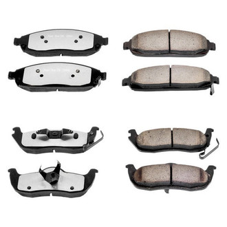 PowerStop® - Z36 Extreme Truck and Tow Carbon-Fiber Ceramic Front and Rear Brake Pad Set