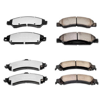 PowerStop® - Z36 Extreme Truck and Tow Carbon-Fiber Ceramic Front and Rear Brake Pad Set