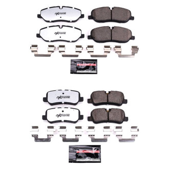 PowerStop® - Z36 Extreme Truck and Tow Carbon-Fiber Ceramic Front and Rear Brake Pad Set