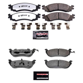 PowerStop® - Z36 Extreme Truck and Tow Carbon-Fiber Ceramic Front and Rear Brake Pad Set