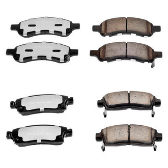 PowerStop® - Z36 Extreme Truck and Tow Carbon-Fiber Ceramic Front and Rear Brake Pad Set