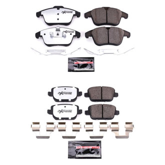 PowerStop® - Z36 Extreme Truck and Tow Carbon-Fiber Ceramic Front and Rear Brake Pad Set