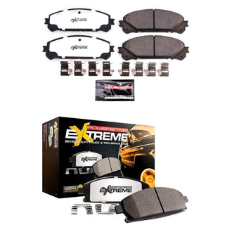 PowerStop® - Z36 Extreme Truck and Tow Carbon-Fiber Ceramic Front and Rear Brake Pad Set