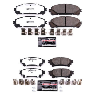 PowerStop® - Z36 Extreme Truck and Tow Carbon-Fiber Ceramic Disc Brake Pads