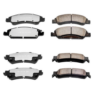 PowerStop® - Z36 Extreme Truck and Tow Carbon-Fiber Ceramic Front and Rear Brake Pad Set