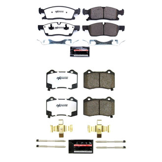 PowerStop® - Z36 Extreme Truck and Tow Carbon-Fiber Ceramic Front and Rear Brake Pad Set