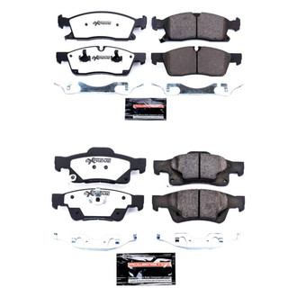 PowerStop® - Z36 Extreme Truck and Tow Carbon-Fiber Ceramic Disc Brake Pads