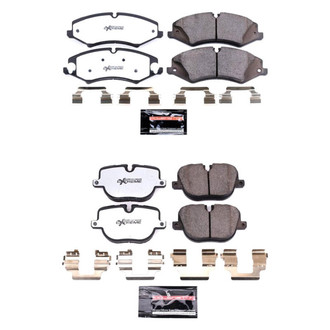 PowerStop® - Z36 Extreme Truck and Tow Carbon-Fiber Ceramic Front and Rear Brake Pad Set