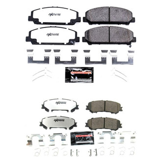 PowerStop® - Z36 Extreme Truck and Tow Carbon-Fiber Ceramic Front and Rear Brake Pad Set