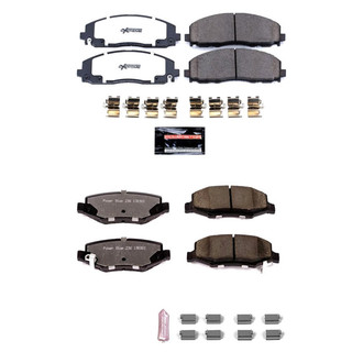 PowerStop® - Z36 Extreme Truck and Tow Carbon-Fiber Ceramic Front and Rear Brake Pad Set
