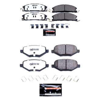 PowerStop® - Z36 Extreme Truck and Tow Carbon-Fiber Ceramic Front and Rear Brake Pad Set