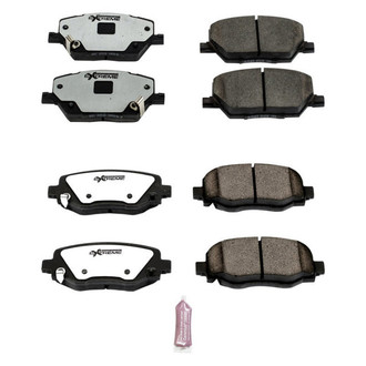 PowerStop® - Z36 Extreme Truck and Tow Carbon-Fiber Ceramic Front and Rear Brake Pad Set