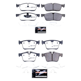 PowerStop® - Z36 Extreme Truck and Tow Carbon-Fiber Ceramic Front and Rear Brake Pad Set