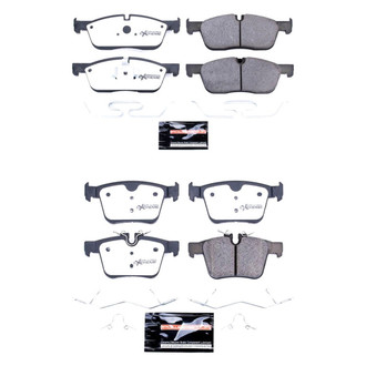 PowerStop® - Z36 Extreme Truck and Tow Carbon-Fiber Ceramic Front and Rear Brake Pad Set
