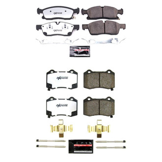 PowerStop® - Z36 Extreme Truck and Tow Carbon-Fiber Ceramic Front and Rear Brake Pad Set