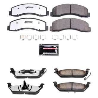 PowerStop® - Z36 Extreme Truck and Tow Carbon-Fiber Ceramic Front and Rear Brake Pad Set