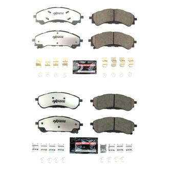 PowerStop® - Z36 Extreme Truck and Tow Carbon-Fiber Ceramic Front and Rear Brake Pad Set