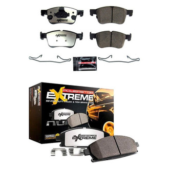PowerStop® - Z36 Extreme Truck and Tow Carbon-Fiber Ceramic Front and Rear Brake Pad Set
