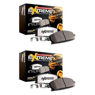 PowerStop® - Z36 Extreme Truck and Tow Carbon-Fiber Ceramic Front and Rear Brake Pad Set