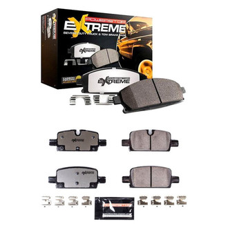 PowerStop® - Z36 Extreme Truck and Tow Carbon-Fiber Ceramic Front and Rear Brake Pad Set