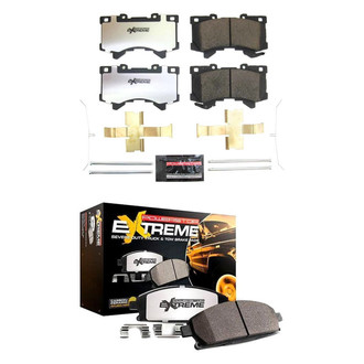 PowerStop® - Z36 Extreme Truck and Tow Carbon-Fiber Ceramic Front and Rear Brake Pad Set